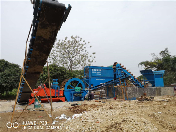 洗沙機，針對于原材料含水量、含泥量較大適用于此款產品